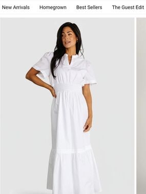 Vera Maxi Dress | Off White - L
